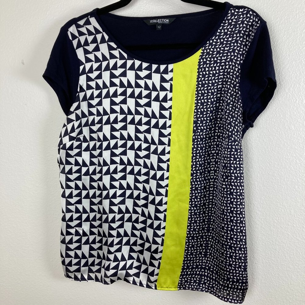 3/$20 Womens Printed Short Sleeve Blouse